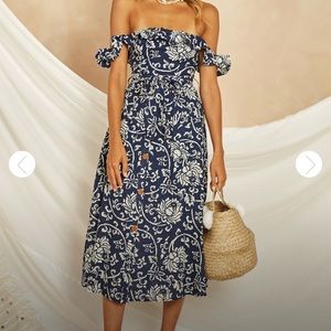 Midi Dress Navy from Fortunate One